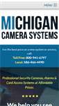 Mobile Screenshot of michigancamerasystems.com